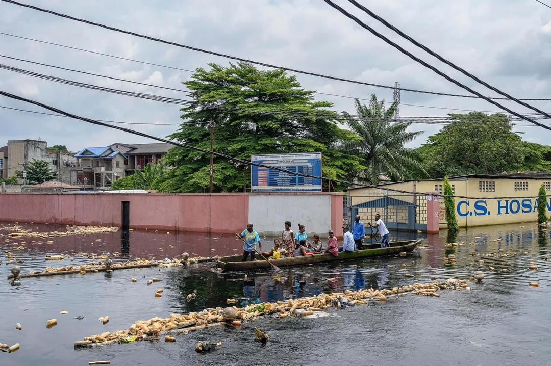 Kinshasa - inondations - montée - des - eaux