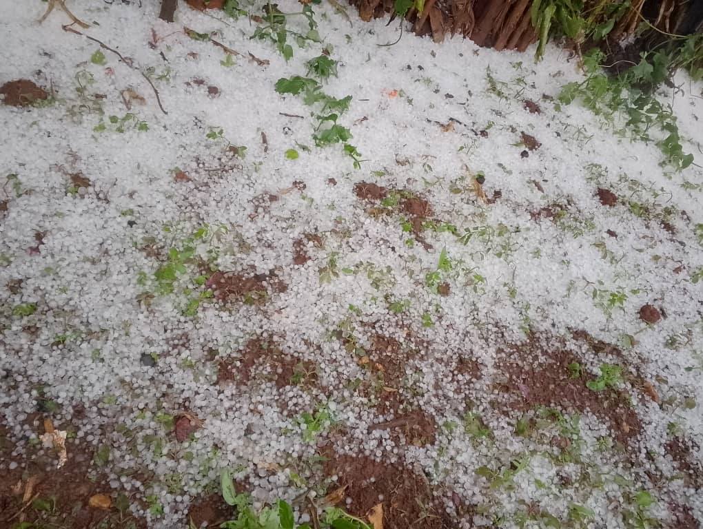 Walungu une pluie torrentielle suivie d’une épaisse grêle