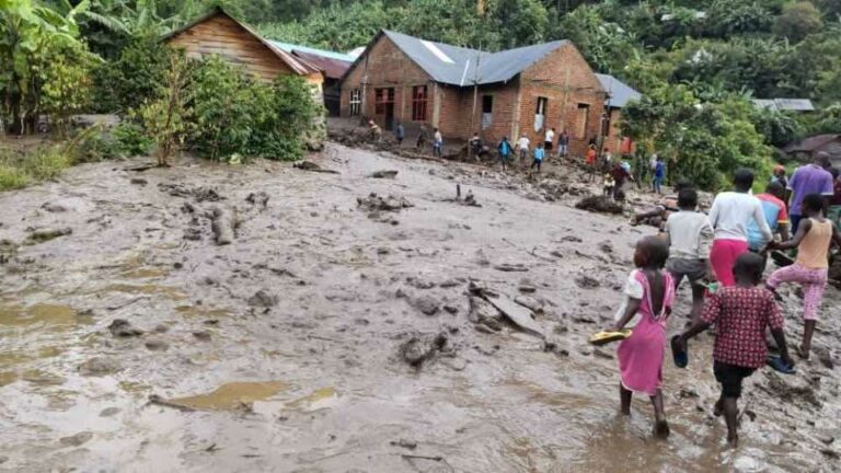 Des pluies torrentielles accompagnées de vents violents ont détruit 62 maisons dans le village de Bubale 2, territoire de Kalehe, au Sud-Kivu