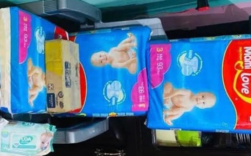 Pampers usagés à Bukavu