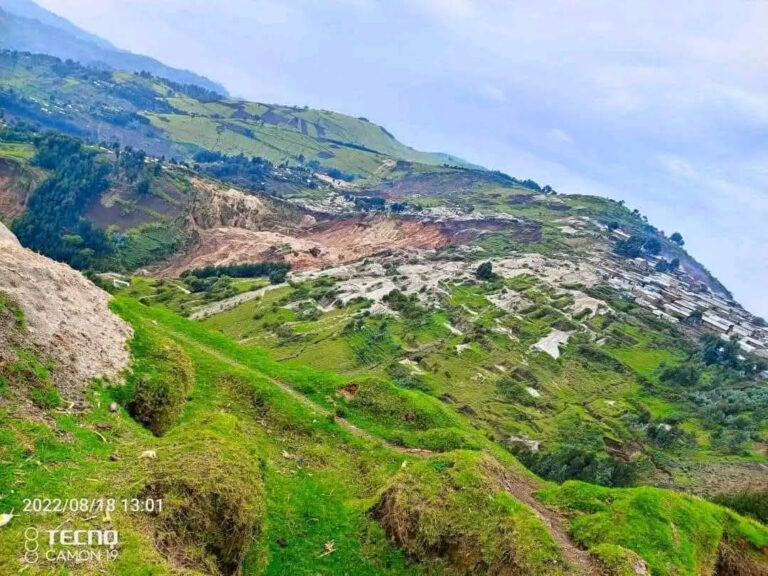 Eboulement àRUBAYA