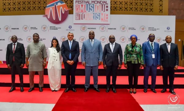 Félix Tshisekedi lance le 1er Festival Mondial de la Musique et du Tourisme à Kinshasa