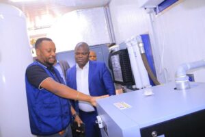 réception provisoire d'une usine de production d’oxygène médical à Kindu
