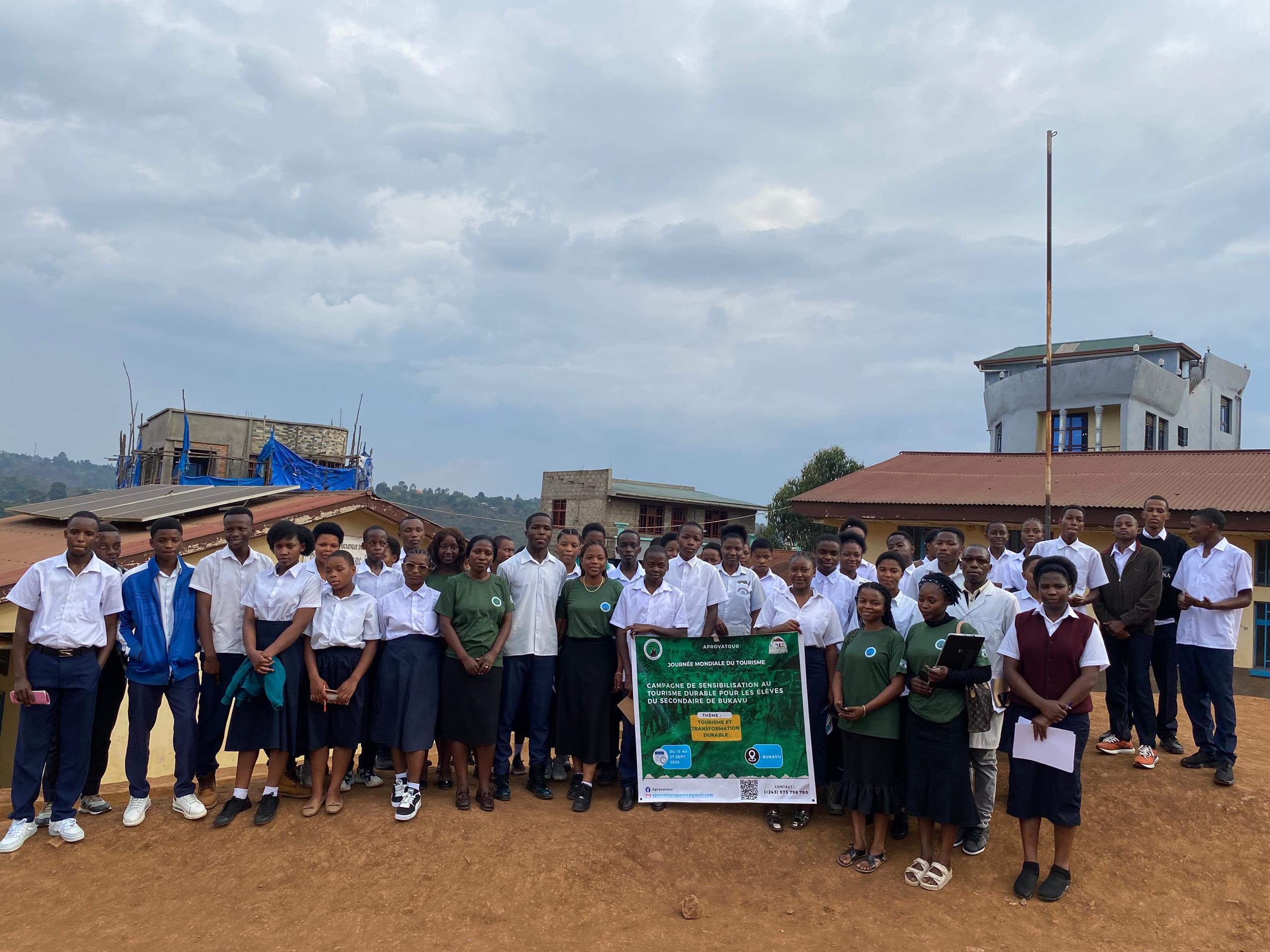 Bukavu : APROVATOUR sensibilise les écoles sur le tourisme durable