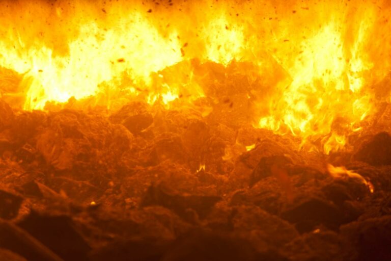 Incinération de produits