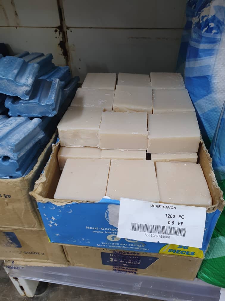 Les savons produits par Munyaka Alpha