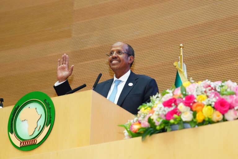 Le président de la Commission de l’Union Africaine Mahmoud Ali Youssouf