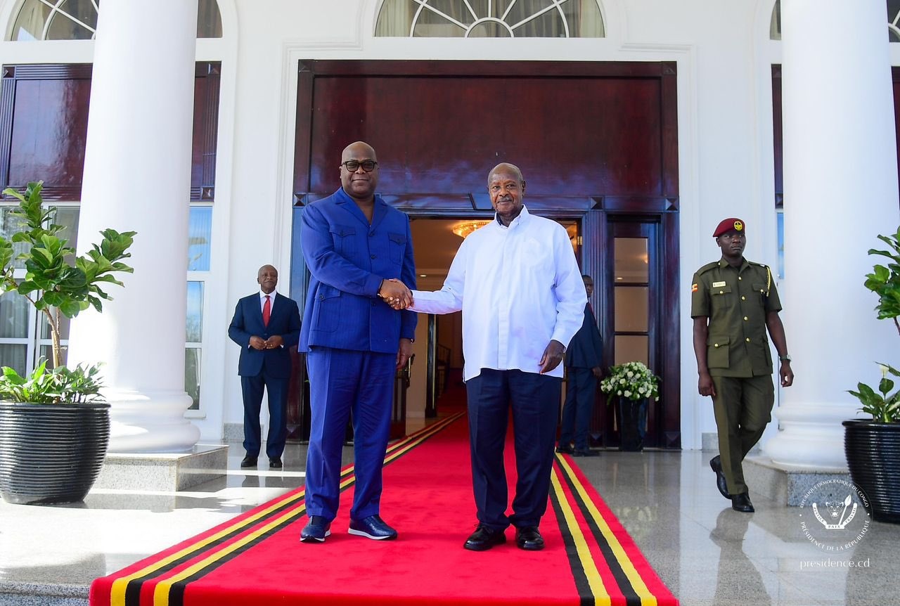 Museveni et Tshisekedi