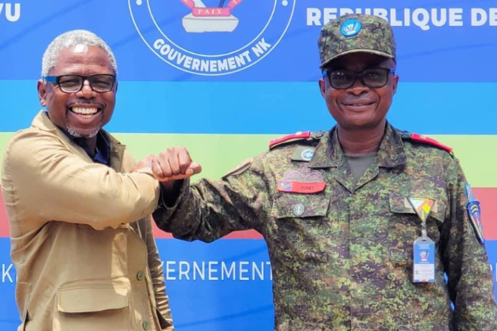 Somo Kakule et Damien Mama